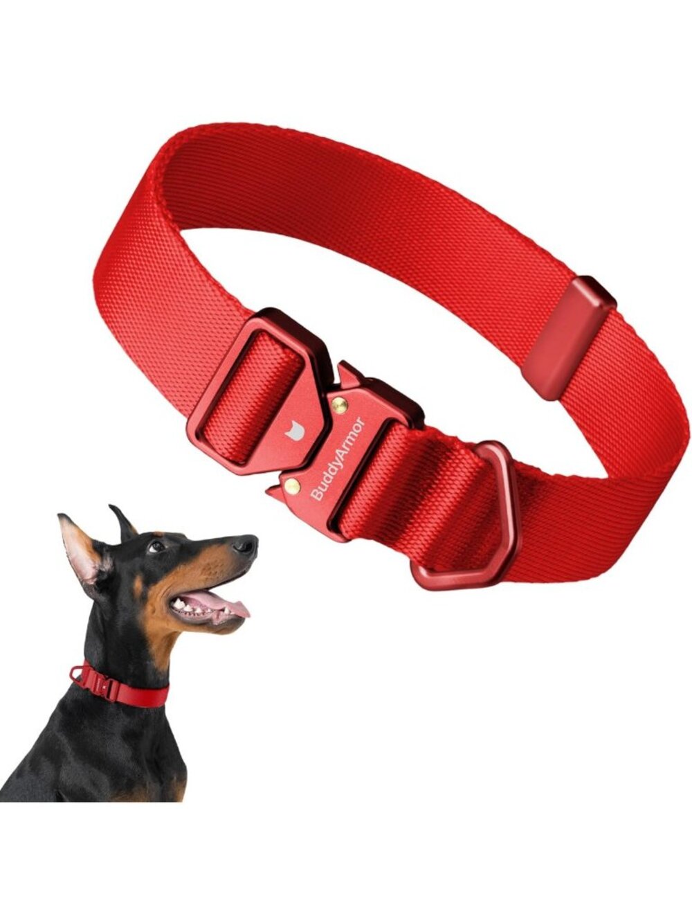 Soft Lightweight Dog Collar, Durable Metal Buckle, Adjustable Pet Accessory